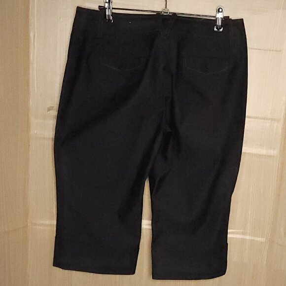 Loft Womens Dark Wash Capri Jeans 4 - Picture 2 of 6